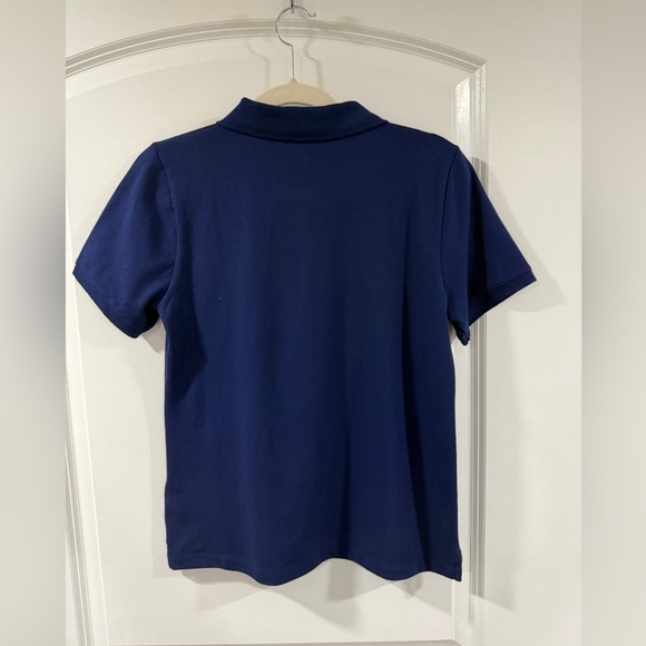J.Crew Women’s Navy Polo Shirt S Collared Stretch Cotton Blend Top NWT - Picture 4 of 8